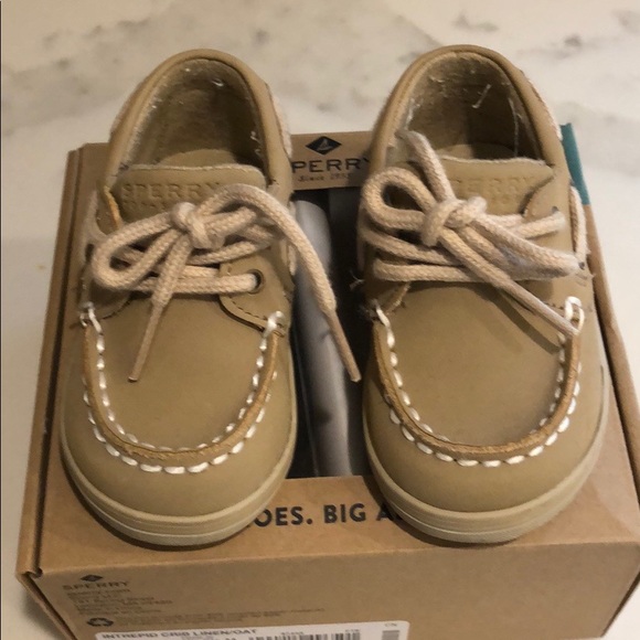 Sperry Shoes Intrepid Crip Size Walker 3 in Linen - Picture 1 of 8